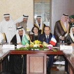 مع فخامة الرئيس الفرنسي فرانسوا أولاند