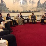 اثناء المباحثات الاقتصادية في الصين