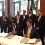 Signing the MOU for establishing the Saudi German Business Council